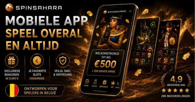SpinSahara Casino App banner